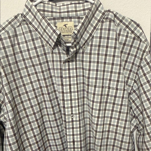 Classic Checkered Button-Down Shirt - Black and White - Picture 3 of 6